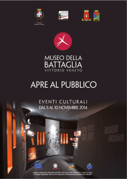 Il programma completo - Museo della Battaglia