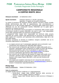 Circolare Iscrizione - FIGB Emilia Romagna