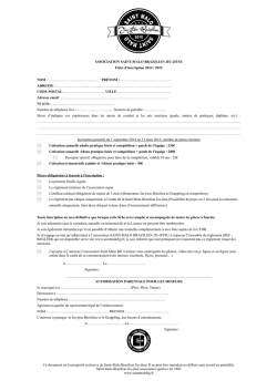 Fiche inscription JJB 2014-2015