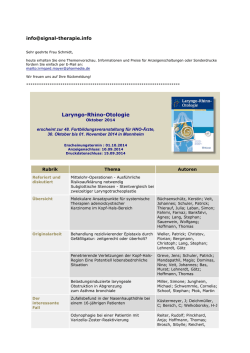 Anmeldeunterlagen Anmeldeschluss 20.03.2015