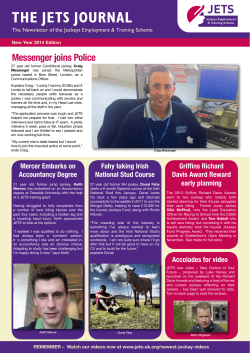 JETS Journal New Year 2014