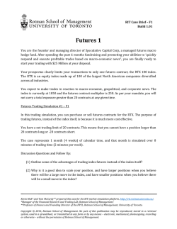 RIT - Case Brief - F1 - Equity Index Futures