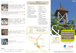Programme - Office de tourisme Save et Garonne