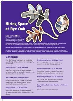 Rye Oak Leaflet.indd - Rye Oak Primary School