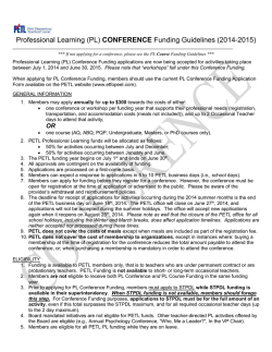 PL Conference Funding GUIDELINES