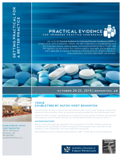 View the PEIPC Brochure - Department of Family Medicine