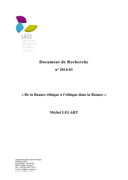 Document de Recherche