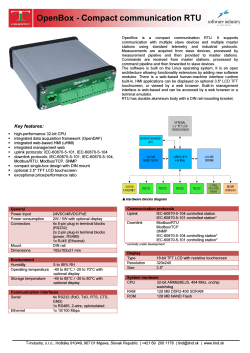 OpenBox - Compact communication RTU - T