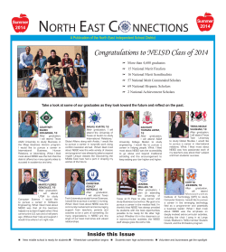 Summer 2014 - North East Independent School District