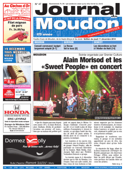 Alain Morisod et les «Sweet People» en concert