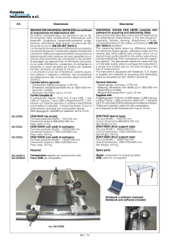 DDS/D + software - Ceramic Instruments S.r.l