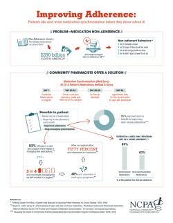 Improving Adherence:
