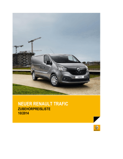 zubeh&ouml;rpreisliste - Renault-Angebote