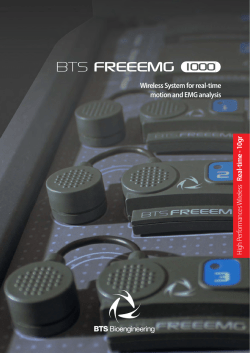 Wireless System for real-time motion and EMG analysis high