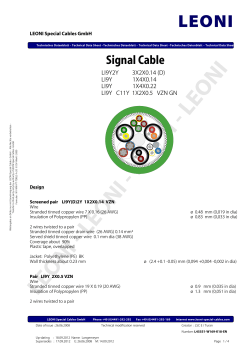 Signal Cable - MotionCables