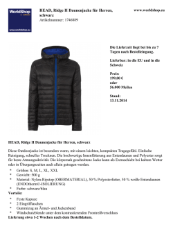 HEAD, Ridge II Daunenjacke für Herren,  schwarz