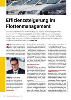 E zienzsteigerung im Flottenmanagement - Inverto