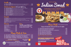 Version pdf - Cuisine indienne à Paris