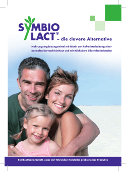 SymbioLact - die clevere Alternative - Symbiopharm GmbH