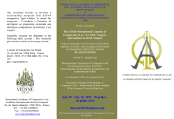 Publicité - Académie Internationale de droit comparé