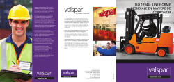 VIM ISO brochure - Valspar Industrial Mix