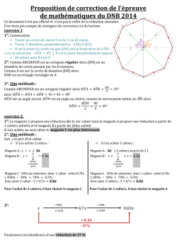 DNB maths 2014 prop corr