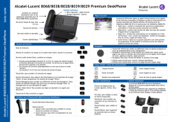 Alcatel-Lucent 8068/8038/8028/8039/8029 Premium DeskPhone