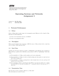 Operating Systems and Networks Assignment 3