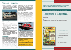 Indirizzo TRASPORTI e LOGISTICA
