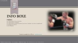 Info Boxe 1169 - Fédération française de boxe
