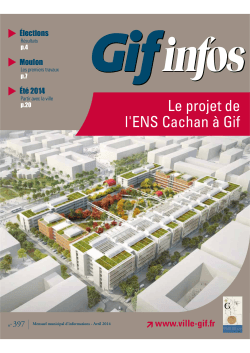 Gif infos n°397 - Avril 2014 - Mairie de Gif-sur