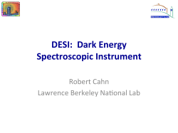 Dark Energy Spectroscopic Instrument