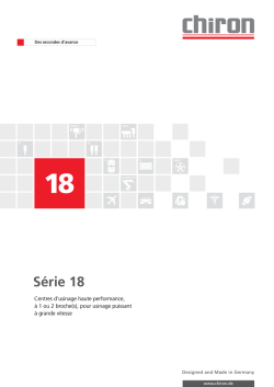 S&eacute;rie 18 - Chiron Werke