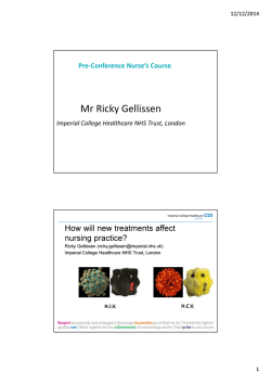 How will new treatments affect nursing practice?