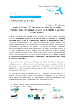 CP_Aq-Eusk ITS Day_final - Aquitaine Développement Innovation