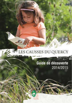 Guide de d&eacute;couverte - PNR des Causses du Quercy