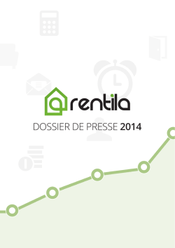 DOSSIER DE PRESSE 2014