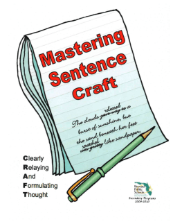 Mastering Sentence Craft