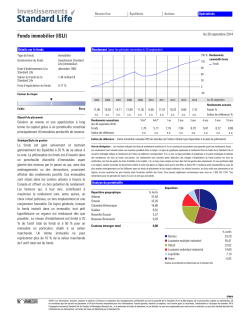 Fonds immobilier (ISLI) - Standard Life Investments