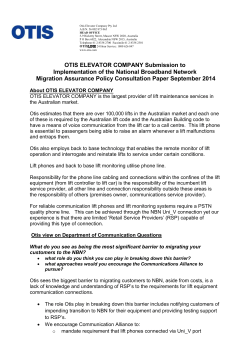 Otis Elevator Company - Department of Communications