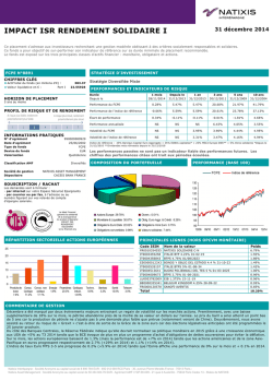 IMPACT ISR RENDEMENT SOLIDAIRE I