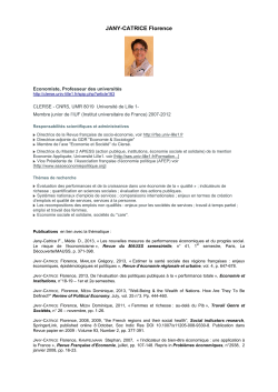 Biographie de Florence Jany-Catrice - application/pdf