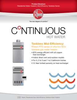 HOT WATER - Home (Water Heaters)