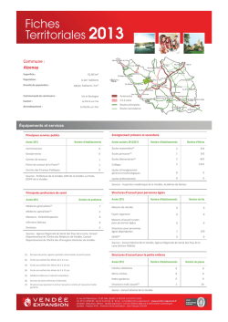 Fiches communales 2013