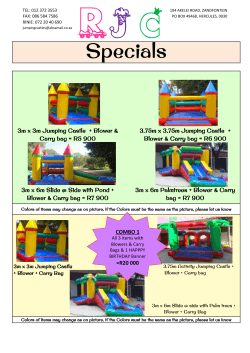 Jumping Castles For Sale Price List