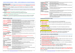 FICHE DE COURS DE FISCALIT&Eacute; &ndash; TH&Egrave;ME 1 &ndash; ASPECTS