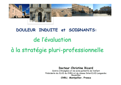 Douleur induite et soignants