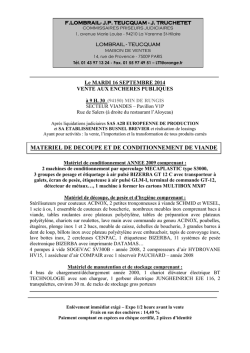 Vente du 16 sept 2014