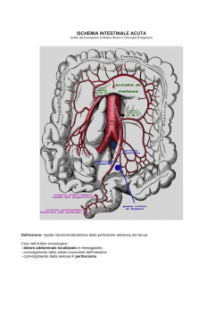 ISCHEMIA INTESTINALE ACUTA