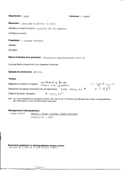 Dossier MH num&eacute;ris&eacute; - Minist&egrave;re de la Culture et de la Communication